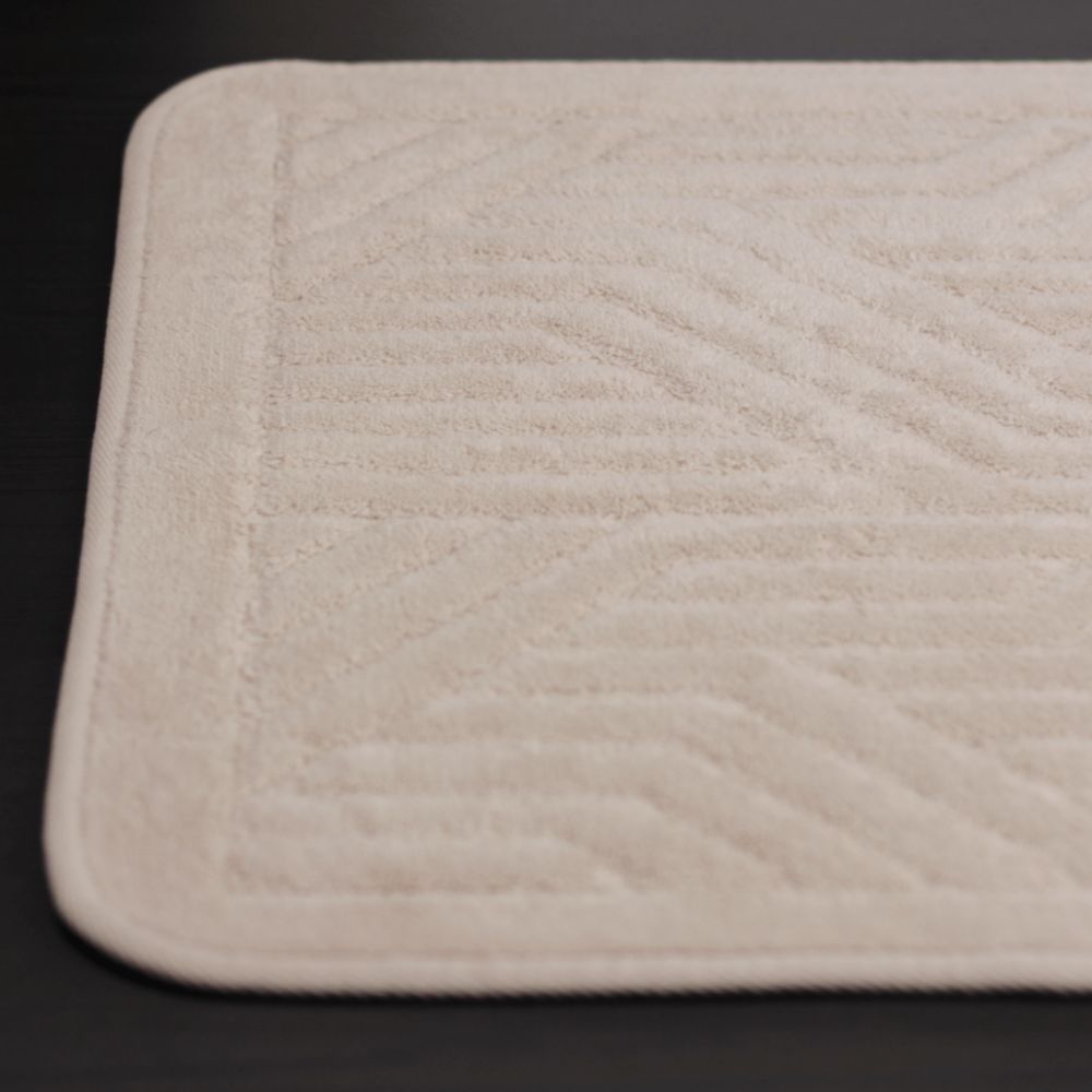 Kopalniške preproge, Nedrseča podloga, 100% Bombaž, Vpojna podloga (60 x 100 + 50 x 60 cm) | BRAIDBEIGE