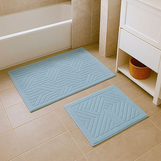 Kopalniške preproge, Nedrseča podloga,  100% Bombaž, Vpojna podloga (60 x 100 + 50 x 60 cm) | BRAIDBLUE