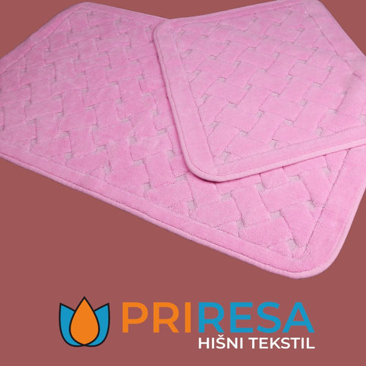 Kopalniške preproge, Nedrseča podloga, 100% Bombaž, Vpojna podloga (60 x 100 + 50 x 60 cm) | MANOLIAROSE