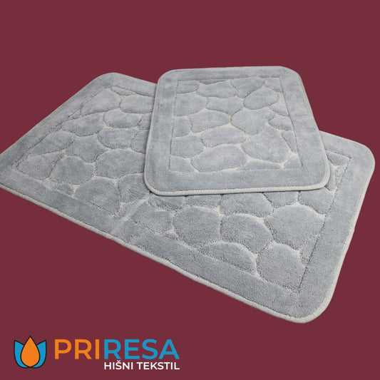 Kopalniške preproge, Nedrseča podloga, 100% Bombaž, Vpojna podloga (60 x 100 + 50 x 60 cm) | STONEGRAY