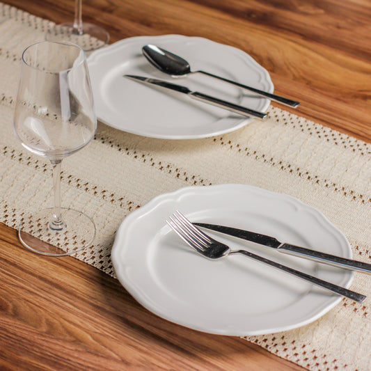 Namizni Tekac ORGANIC EKRU, 35 x 145 cm