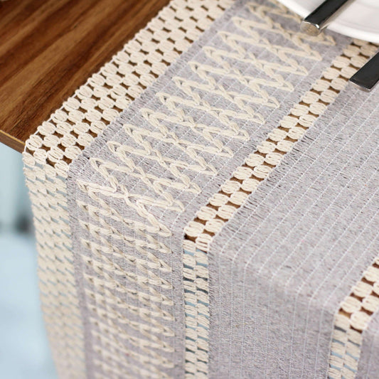 Namizni Tekac ORGANIC SIVA, 35 x 145 cm