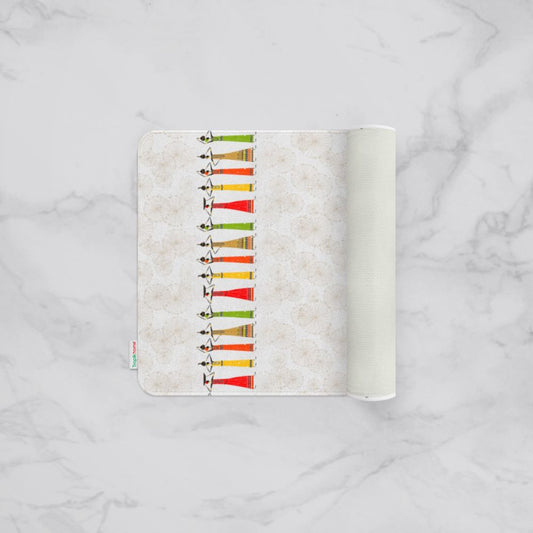 Kopalniške Preproge | Vpojna in Nedrseča podloga za kopalnico (60 × 100 + 50 × 60 cm) | AFRICA