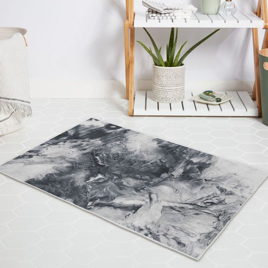 Kopalniške Preproge | Vpojna in Nedrseča podloga za kopalnico (60 × 100 + 50 × 60 cm) | BSMOKE