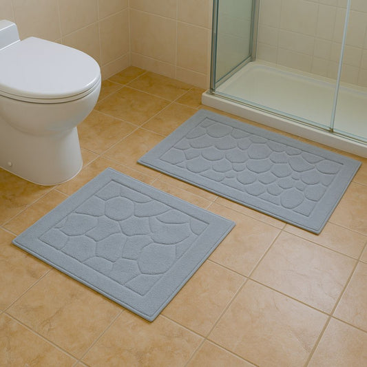 Kopalniške preproge, Nedrseča podloga, 100% Bombaž, Vpojna podloga (60 x 100 + 50 x 60 cm) | STONEGRAY