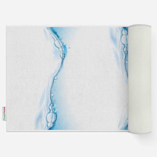 Kopalniške Preproge | Vpojna in Nedrseča podloga za kopalnico (60 × 100 + 50 × 60 cm) | WATERDROP